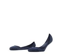 FALKE Invisible Step Medium Cut W In cotone invisibili tinta unita 1 paio, Calzini fantasmini Donna, Blu Navy Melange 6127, 41-42