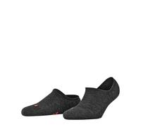 FALKE Keep Warm W In lana invisibili tinta unita 1 paio, Calzini fantasmini Donna, Grigio Anthracite Melange 3080, 37-38