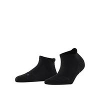 FALKE Keep Warm W Sn lana bassi tinta unita 1 paio, Calzini corti Donna, Nero Black 3000, 35-36