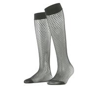 FALKE Kinga Mathe W KH Trasparenti velati Fantasia Calze al Ginocchio, Verde Loden 7900, 35-38 Donna