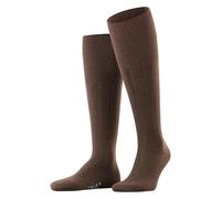 FALKE Lhasa Rib M Kh lana cachemire al ginocchio tinta unita 1 paio, Calzini lunghi Uomo, Marrone Brown 5930, 39-42