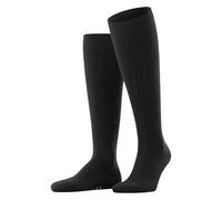 FALKE Lhasa Rib M Kh lana cachemire al ginocchio tinta unita 1 paio, Calzini lunghi Uomo, Nero Black 3000, 39-42