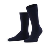 FALKE Lhasa Rib M So lana cachemire tinta unita 1 paio, Calzini Uomo, Blu Dark Navy 6375, 43-46