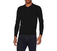 FALKE Longsleeve-60127, Polo da Uomo a Maniche Lunghe, Nero, XL