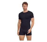 Falke - M Tshirt Warm - - Tops - Uomo - Nero - 2XL