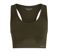 FALKE Madison Low Support With Pads W SB filo funzionale basso sostegno 1 pezzo, Reggiseno sportivo Donna, Verde (Herb 7754), XS