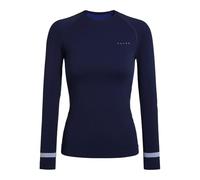 FALKE Maglia Baselayer da Donna, Calda, Scollo Rotondo, W L/s, Materiale Funzionale ad Asciugatura Rapida, 1 Pezzo, Blu Space Blue 6116 Trend, S