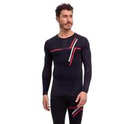 FALKE Maglia Baselayer da Uomo, Calda, Scollo Rotondo, M L/s, Materiale Funzionale ad Asciugatura Rapida, 1 Pezzo, Nero 3000 Iconic, M
