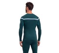 FALKE Maglia da Uomo Baselayer, Calda, Scollo Rotondo, M L/s, Materiale Funzionale ad Asciugatura Rapida, 1 Pezzo, Verde Holly 7385 Trend
