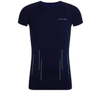 FALKE Maglia da Uomo Baselayer, Calda, Scollo Rotondo, M S/s TS, Materiale Funzionale ad Asciugatura Rapida, 1 Pezzo, Blu Space Blue 6116 Trend, S