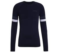 FALKE Maglie Baselayer Maximum Warm Round Neck M L/s Sh, Materiale Funzionale ad Asciugatura Rapida, 1 Pezzo, Blu Space Blue 6116 Trend, L