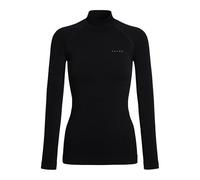 FALKE Maglietta da Donna con Strato di Baselayer, Maximum Warm High Neck W L/s, Materiale Funzionale ad Asciugatura Rapida, 1 Pezzo, Nero, 3000 Trend, XS