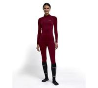 FALKE Maglietta da Donna con Strato Massimo Caldo, Collo Alto W L/s, Materiale Funzionale ad Asciugatura Rapida, 1 Pezzo, Rosso Merlot 8117 Trend, L