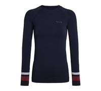 FALKE Maglietta da Donna con Strato Massimo Caldo, Scollo Rotondo, W L/s, Materiale Funzionale ad Asciugatura Rapida, 1 Pezzo, Blu Space Blue 6116 Trend, L