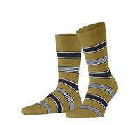 FALKE Marina Stripe M So cotone fantasia 1 paio, Calzini Uomo, Giallo Brass 1216, 43-44