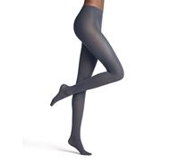 FALKE Matt Deluxe 30 DEN W Ti trasparenti velati tinta unita 1 pezzo, Collant Donna, Blu Blue Ink 6491, S
