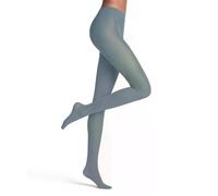 FALKE Matt Deluxe 30 DEN W Ti trasparenti velati tinta unita 1 pezzo, Collant Donna, Blu Monument 6592, S