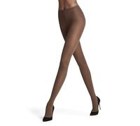 FALKE Matt Deluxe 30 DEN W Ti trasparenti velati tinta unita 1 pezzo, Collant Donna, Marrone Espresso 5188, S-M
