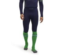 FALKE Maximum Warm 3/4 M Ti Filo Funzionale Asciugatura Rapida 1 Pezzo, Calzamaglia Uomo, Blu Space Blue 6116 Trend, XXL