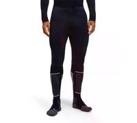 FALKE Maximum Warm 3/4 M Ti Filo Funzionale Asciugatura Rapida 1 Pezzo, Calzamaglia Uomo, Nero Black 3000, M