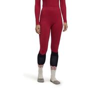 FALKE Maximum Warm 3/4 W Ti Filo Funzionale Asciugatura Rapida 1 Pezzo, Calzamaglia Donna, Rosso Red 8644 Trend, XL