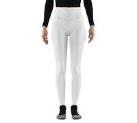 FALKE Maximum Warm Long W Ti filo funzionale asciugatura rapida 1 pezzo, Calzamaglia Donna, Bianco White 2860, S