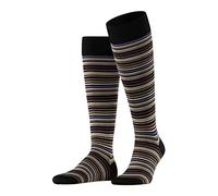 FALKE Microblock M Kh cotone al ginocchio fantasia 1 paio, Calzini lunghi Uomo, Grigio Grey-White 3030, 43-44