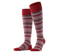 FALKE Microblock M Kh cotone al ginocchio fantasia 1 paio, Calzini lunghi Uomo, Rosso Red 8229, 45-46