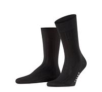 FALKE Milano M So cotone fantasia 1 paio, Calzini Uomo, Nero Black 3000, 43-44