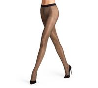 FALKE Modestrumpfhose GLITTER 30 DEN black/gold nero | L