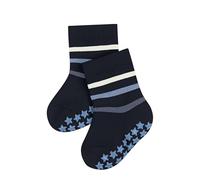FALKE Multi Stripe B Hp cotone con suola in gomma 1 paio, Calze da casa Unisex Bimbi, Blu Space Blue 6116, 80-92