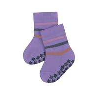 FALKE Multi Stripe B Hp Cotone Con Suola In Gomma, Calze da casa Unisex - Bimbi 0-24, Viola Light Lilac 6819, 74-80