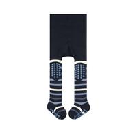 FALKE Multi Stripe B Ti cotone con suola in gomma 1 pezzo, Collant Unisex - Bimbi 0-24, Blu Space Blue 6116, 80-92