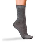 FALKE No. 1 Finest W So cachemire tinta unita 1 paio, Calzini Donna, Grigio Light Grey Melange 3390, 35-36