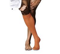 FALKE No. 10 M Kh cotone al ginocchio tinta unita 1 paio, Calzini lunghi Uomo, Rosso Fire 8150, 39-40