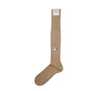 FALKE No.13 Calze Da Uomo A Ginocchio 45-46 Beige Chiaro Mare Island NUOVO