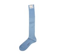 FALKE No.13 Calzettoni Da Uomo 45-46 Blu Azzurro Sea Island NUOVO