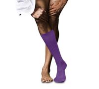 FALKE No. 13 M Kh cotone al ginocchio tinta unita 1 paio, Calzini lunghi Uomo, Viola Pink Iris 8943, 41-42