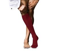 FALKE No. 2 M Kh cachemire al ginocchio tinta unita 1 paio, Calzini lunghi Uomo, Rosso Cardinal 8156, 43-44