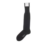 FALKE No.4 Calze Da Uomo 39-40 Nero Uni 3000 Sete Pura 100% Sete