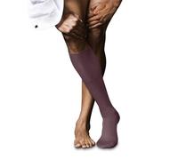 FALKE No. 6 M Kh lana seta al ginocchio tinta unita 1 paio, Calzini lunghi Uomo, Rosa Roan Rouge 8936, 45-46