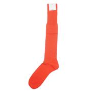 Falke No.6 Uomo Calze 45-46 Rosso Tinta Unita 8000 Lana Seta