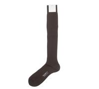 FALKE No.7 Calze Da Uomo 41-42 Marrone Scuro Lana Merino