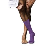 FALKE No. 9 M So cotone filo di Scozia tinta unita 1 paio, Calzini Uomo, Viola Pink Iris 8943, 45-46