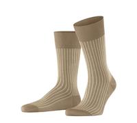 FALKE Oxford Stripe M So cotone fantasia 1 paio, Calzini Uomo, Marrone Camel 5038, 41-42