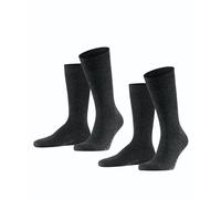 Falke Pacco Doppio Calzino Swing Antracite 14633 - 3080 Base Cotone