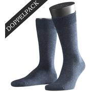 Falke Pacco Doppio Calzino Swing Blu Indaco 14633 - 6490 Base Cotone