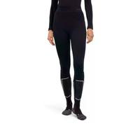FALKE Pantaloni Baselayer da Donna Maximum Warm Long W Ti Materiale Funzionale ad Asciugatura Rapida, 1 Pezzo, Nero, 3000 Trend, S