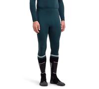 FALKE Pantaloni Baselayer da Uomo Caldi 3/4 M Ti Materiale Funzionale ad Asciugatura Rapida, 1 Pezzo, Verde Holly 7385 Trend, M