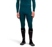 FALKE Pantaloni Baselayer da Uomo Warm Long M Ti Materiale Funzionale ad Asciugatura Rapida, 1 Pezzo, Verde Holly 7385, S